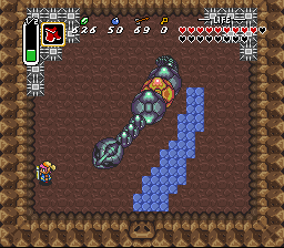 Link bekämpft Trinexx in der ersten Phase